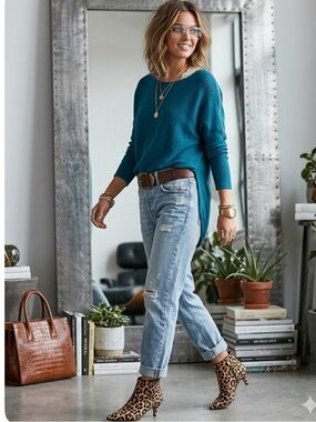 MICHAEL Michael Kors Teal Sweater size Small